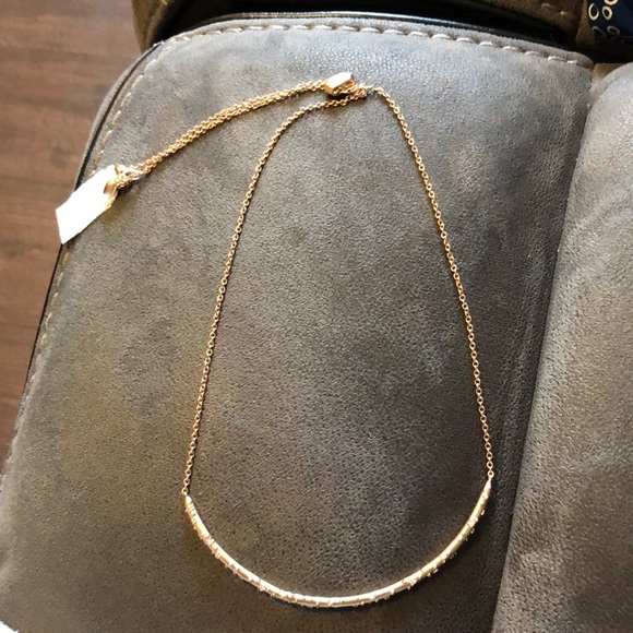 NWT Kendra Scott Amber Choker rose gold necklace - Picture 4 of 5